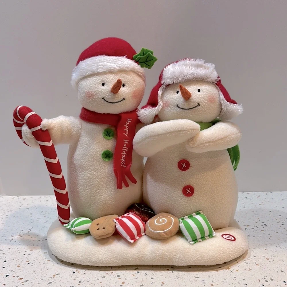 Hallmark‎ Jingle Pals Snowman Holiday Decor Cookie Animation Musical Plush